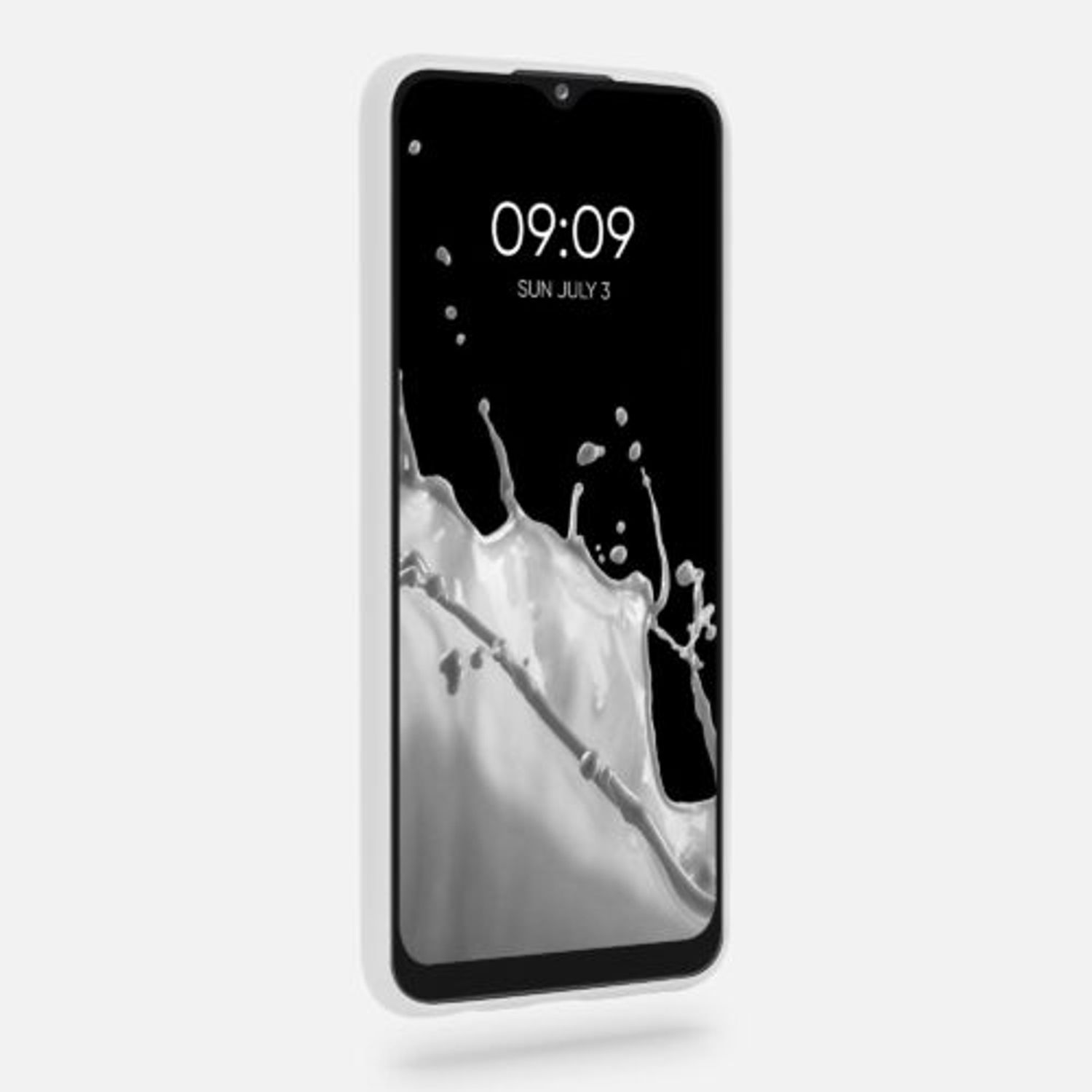 Husa pentru Samsung Galaxy A02s, Silicon, Alb, 54045.48 fotografia produsului View 4 L