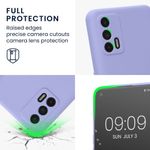 Husa Kwmobile pentru Realme GT 5G, Silicon, Mov, 57578.139 fotografia produsului View 4 S