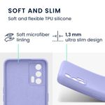 Husa Kwmobile pentru Realme GT 5G, Silicon, Mov, 57578.139 fotografia produsului View 3 S