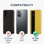Husa Kwmobile pentru Realme GT 5G, Silicon, Mov, 57578.139 fotografia produsului View 6 S