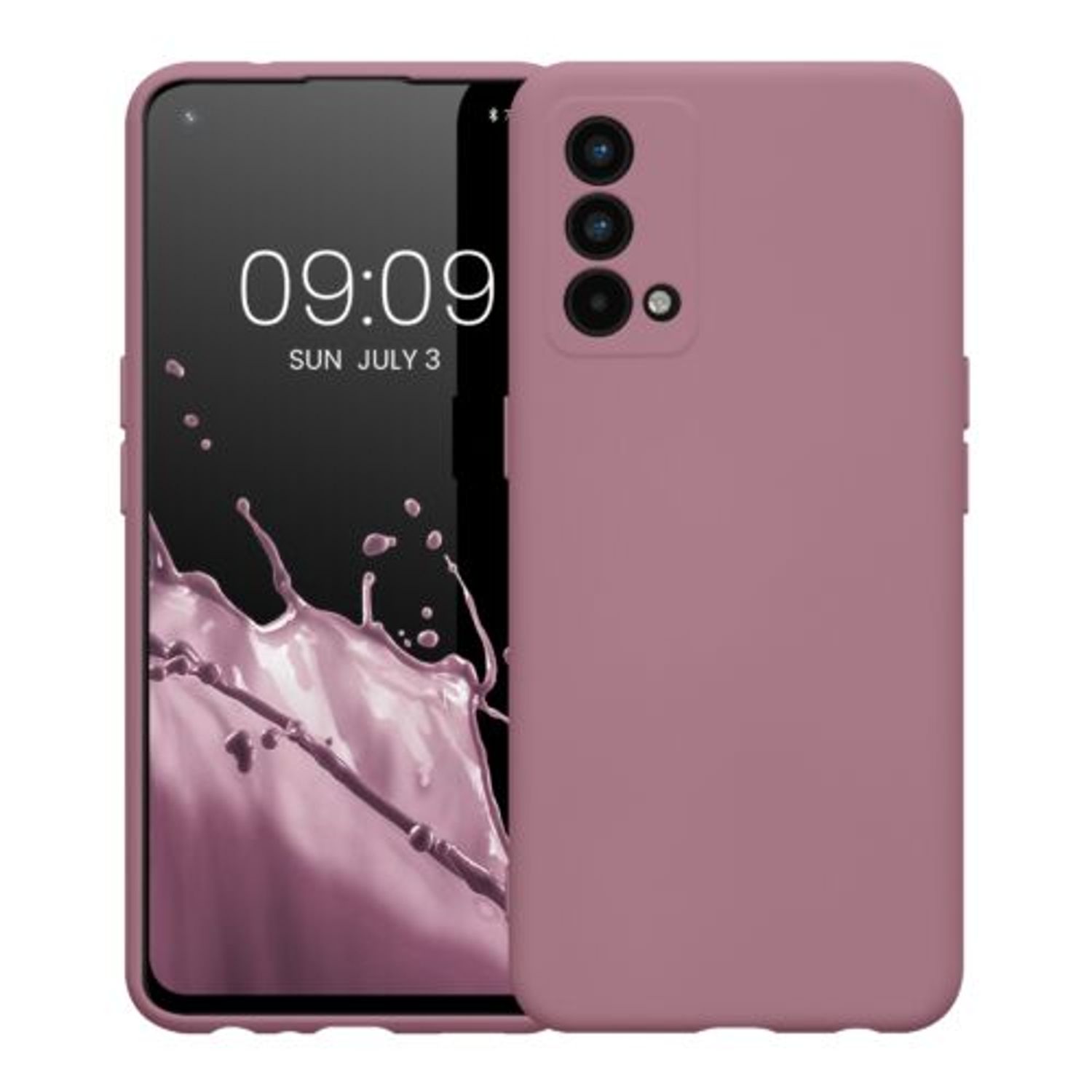 Husa Kwmobile pentru Realme GT Master Edition, Silicon, Violet, 58698.167 fotografia produsului