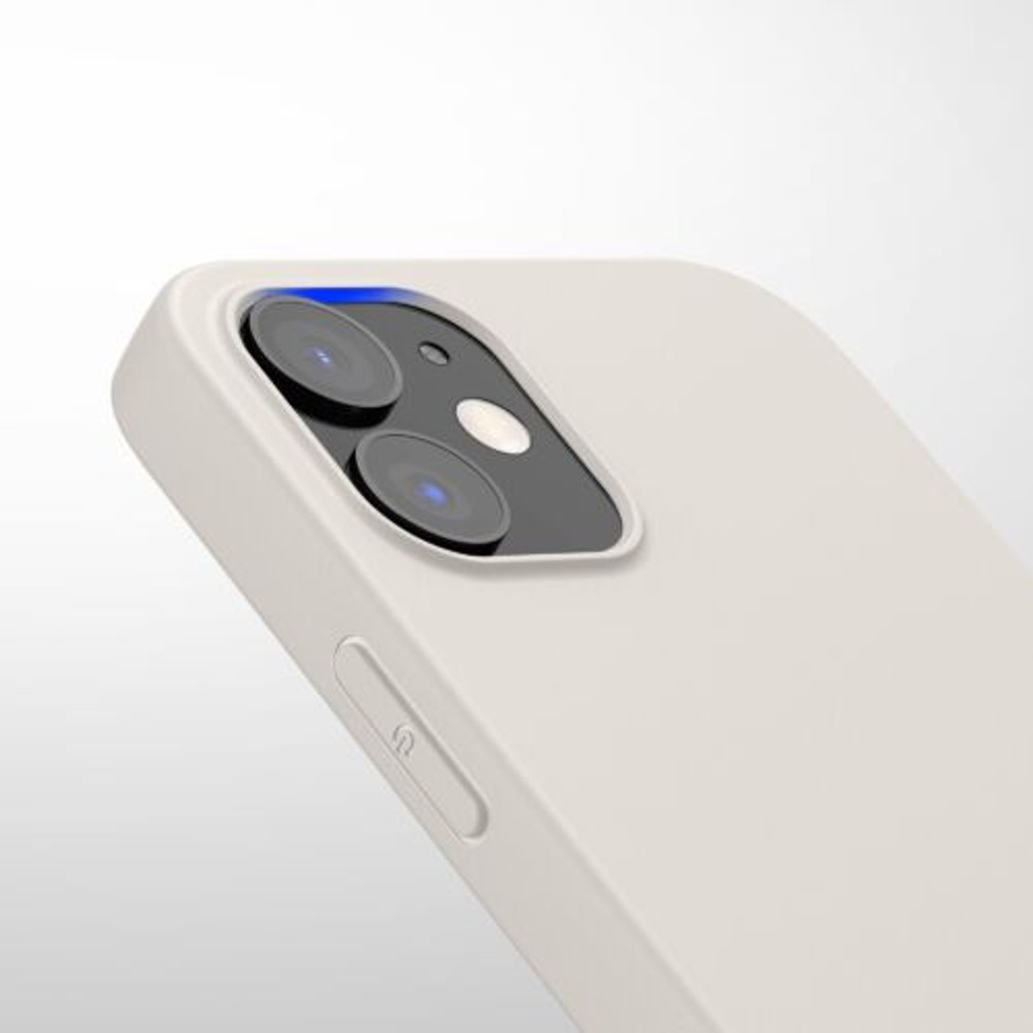 Husa Kwmobile pentru Apple iPhone 12/iPhone 12 Pro, Silicon, Alb, 53938.204 fotografia produsului View 8 L