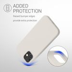 Husa Kwmobile pentru Apple iPhone 12/iPhone 12 Pro, Silicon, Alb, 53938.204 fotografia produsului View 4 S