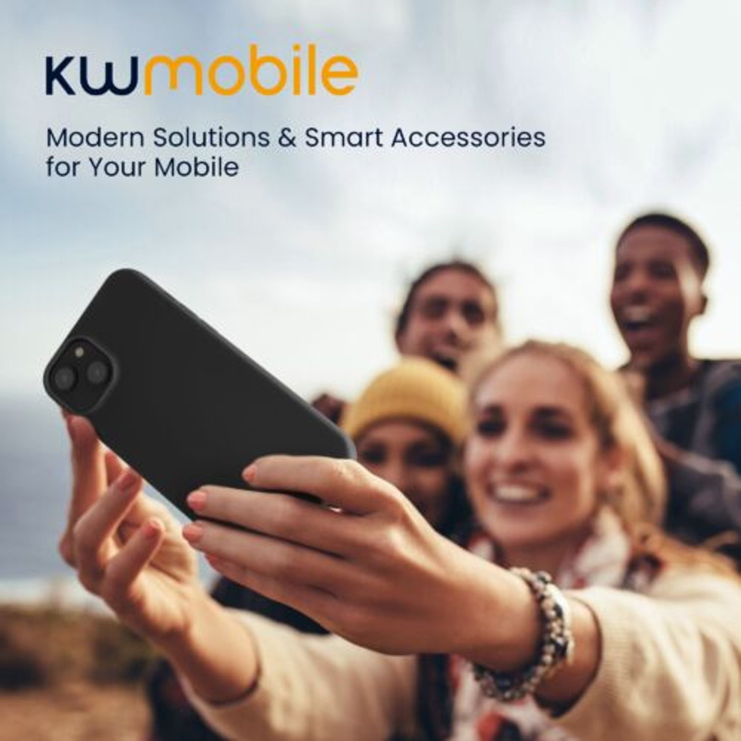 Husa Kwmobile pentru Apple iPhone 14 Plus, Silicon, Negru, 59076.47 fotografia produsului View 7 L