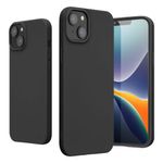 Husa Kwmobile pentru Apple iPhone 14 Plus, Silicon, Negru, 59076.47 fotografia produsului