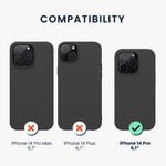 Husa Kwmobile pentru Apple iPhone 14 Pro, Silicon, Negru, 59081.47 fotografia produsului View 2 S