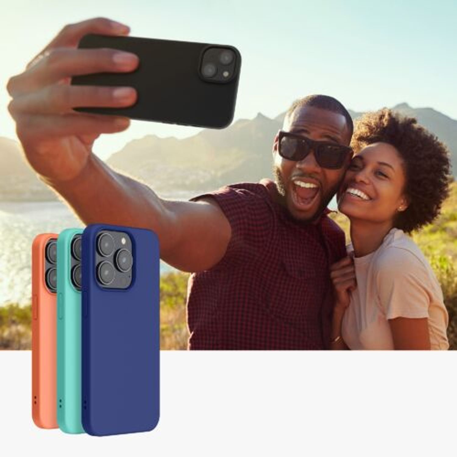 Husa Kwmobile pentru Apple iPhone 14 Plus, Silicon, Negru, 59076.47 fotografia produsului View 9 L