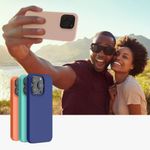 Husa Kwmobile pentru Apple iPhone 14 Pro, Silicon, Crem, 59073.10 fotografia produsului View 9 S