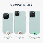 Husa Kwmobile pentru Apple iPhone 14 Pro Max, Silicon, Verde, 59074.200 fotografia produsului View 2 S