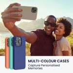 Husa Kwmobile pentru Apple iPhone 14 Plus, Silicon, Maro, 59072.43 fotografia produsului View 3 S