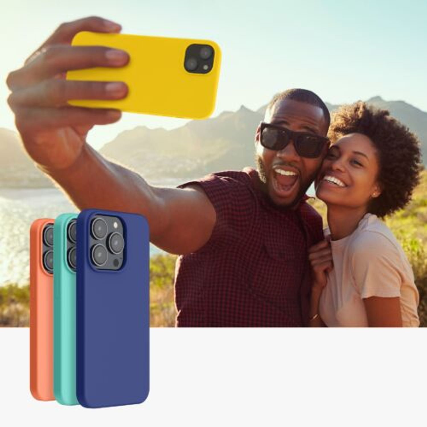 Husa Kwmobile pentru Apple iPhone 14 Plus, Silicon, Galben, 59072.165 fotografia produsului View 9 L