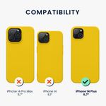 Husa Kwmobile pentru Apple iPhone 14 Plus, Silicon, Galben, 59072.165 fotografia produsului View 2 S