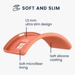Husa Kwmobile pentru Xiaomi Redmi Note 9S/Redmi Note 9 Pro/Redmi Note 9 Pro Max, Silicon, Coral, 56562.103 fotografia produsului View 7 S