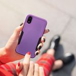Husa Kwmobile pentru Apple iPhone XR, Silicon, Mov, 59195.108 fotografia produsului View 6 S