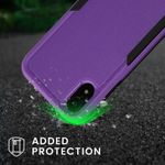 Husa Kwmobile pentru Apple iPhone XR, Silicon, Mov, 59195.108 fotografia produsului View 3 S