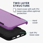 Husa Kwmobile pentru Apple iPhone XR, Silicon, Mov, 59195.108 fotografia produsului View 2 S