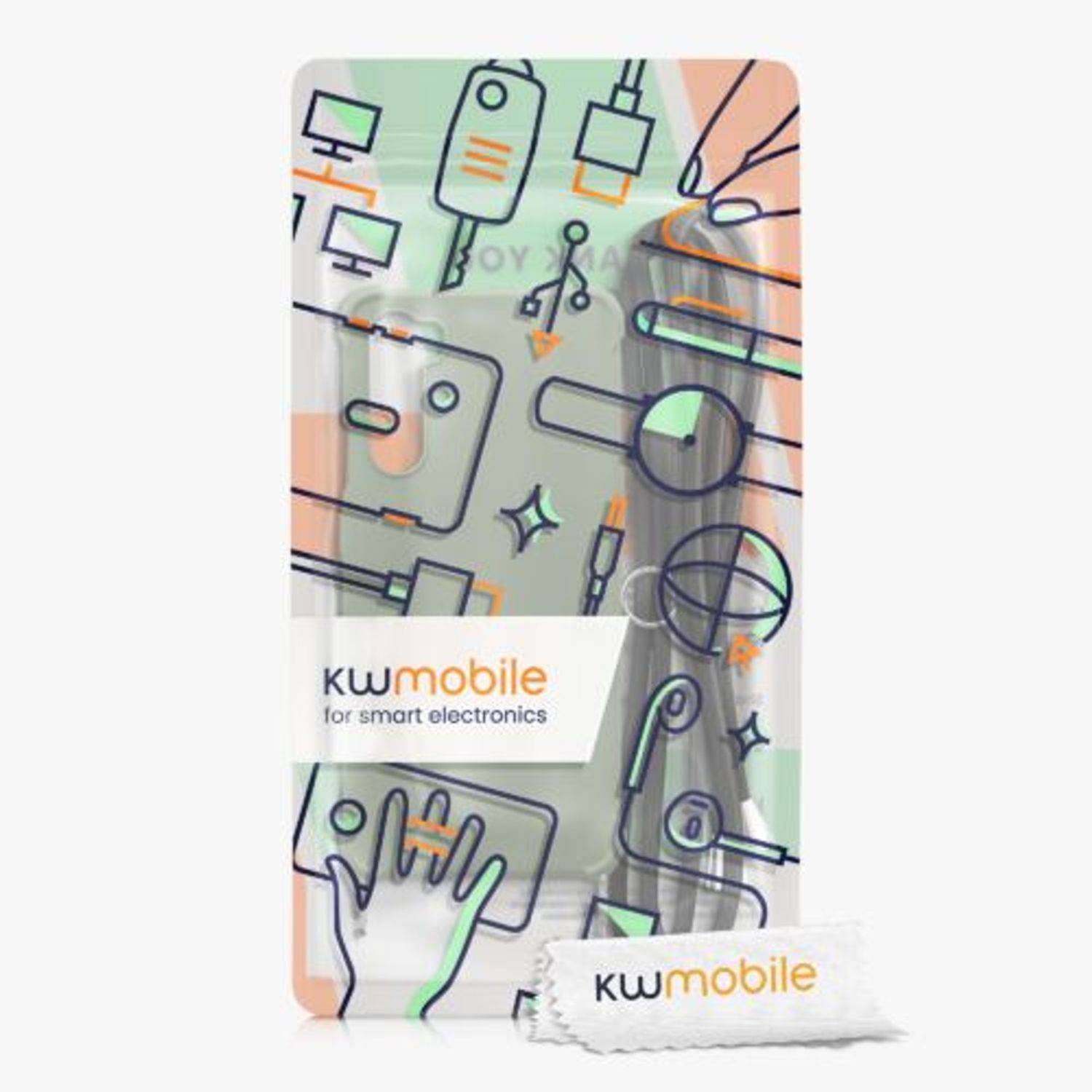 Husa Kwmobile pentru OnePlus Nord, Silicon, Verde, 55677.172 fotografia produsului View 7 L