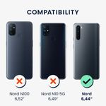 Husa Kwmobile pentru OnePlus Nord, Silicon, Verde, 55677.172 fotografia produsului View 5 S