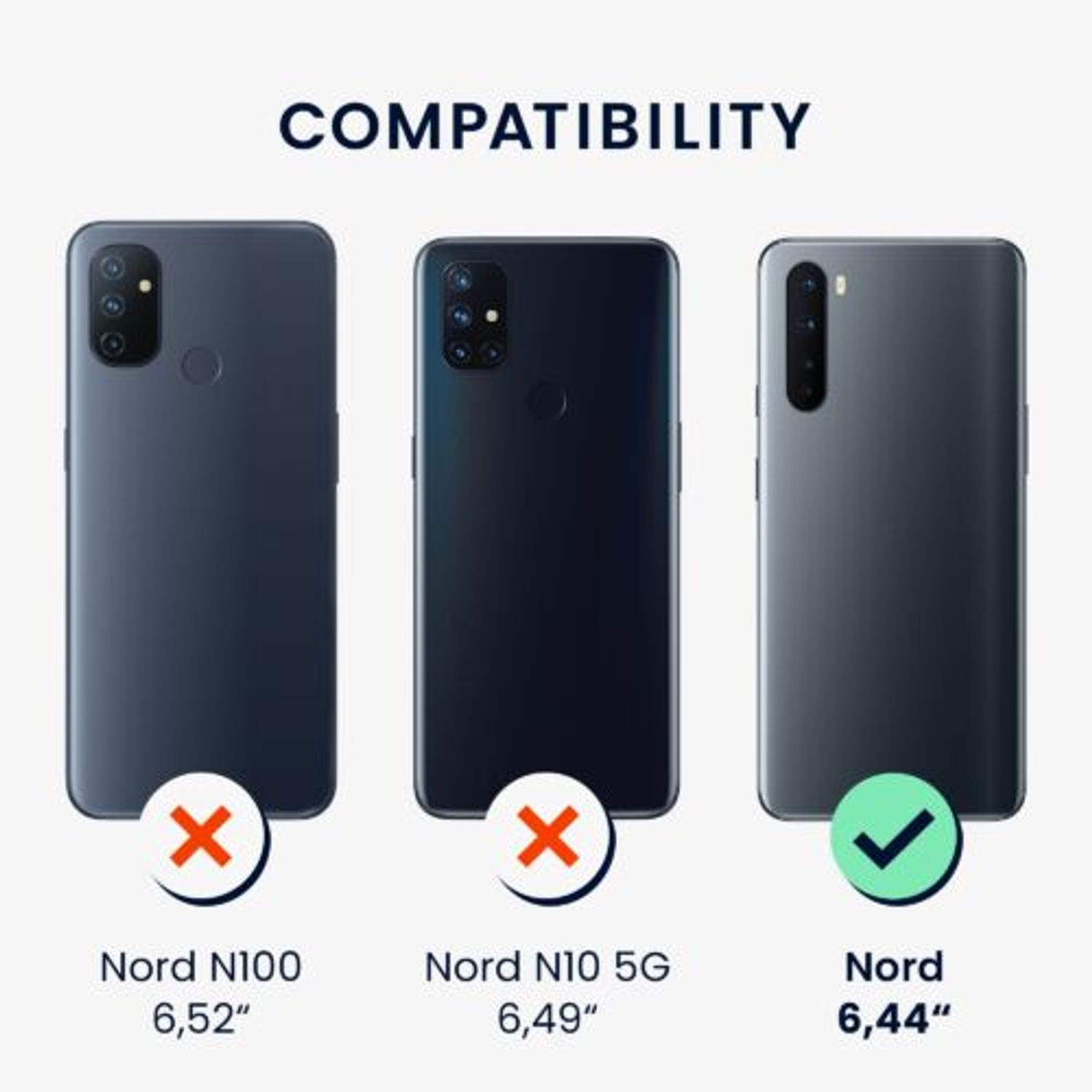 Husa Kwmobile pentru OnePlus Nord, Silicon, Verde, 55677.172 fotografia produsului View 5 L