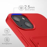 Husa Kwmobile pentru Apple iPhone 13, Silicon, Rosu, 55955.09 fotografia produsului View 3 S