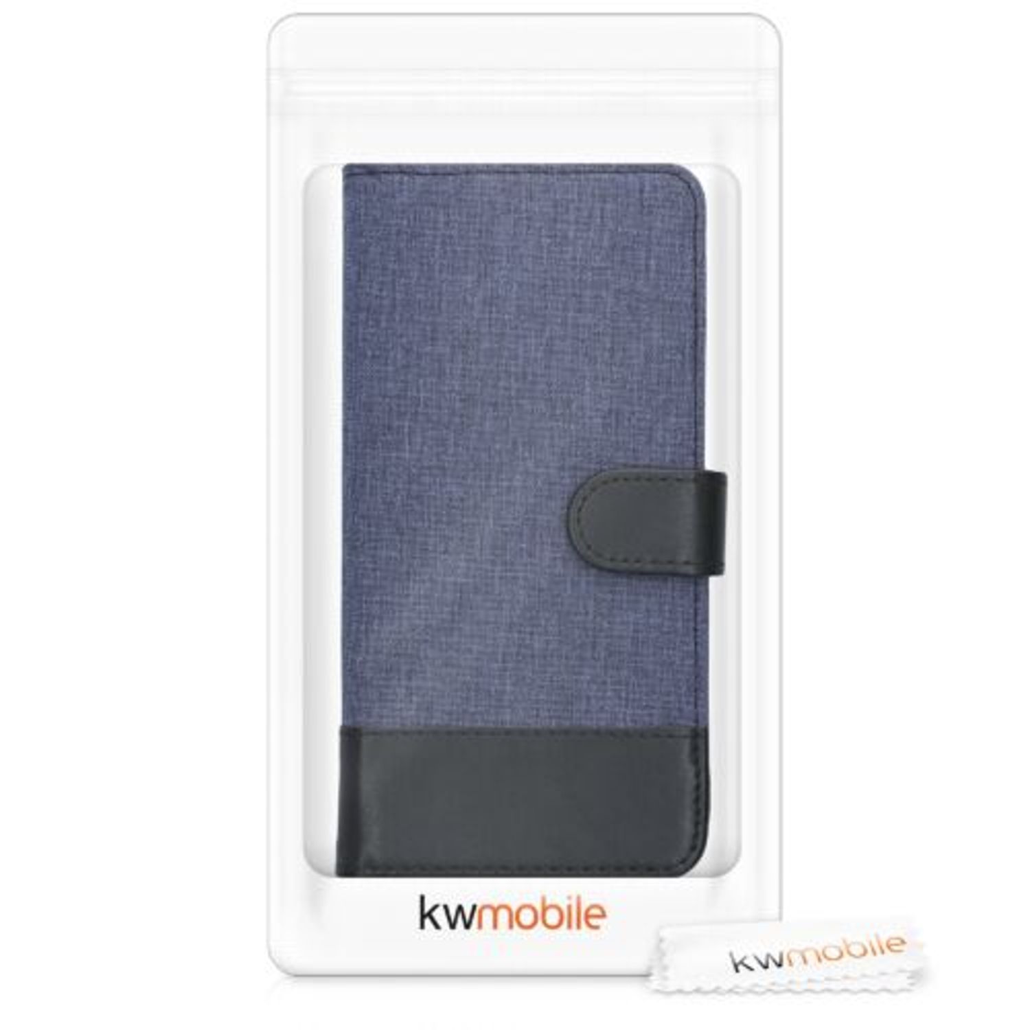 Husa pentru Samsung Galaxy A12, Textil, Albastru, 54455.17 fotografia produsului View 7 L