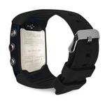 Curea pentru Polar M400/M430, Silicon, Negru, 43569.01 fotografia produsului View 3 S