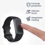 Set 2 Huse pentru Fitbit Charge 5, Kwmobile, Transparent, Silicon, 56385.02 fotografia produsului View 4 S