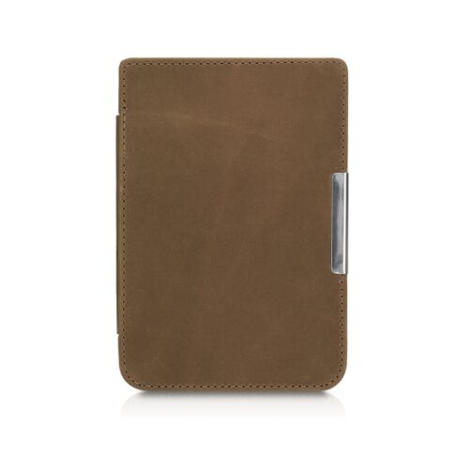 Husa pentru PocketBook Touch Lux 4/Basic Lux 2/Touch HD 3, Piele naturala, Maro, 47810.05 fotografia produsului View 8 L
