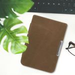 Husa pentru PocketBook Touch Lux 4/Basic Lux 2/Touch HD 3, Piele naturala, Maro, 47810.05 fotografia produsului View 3 S