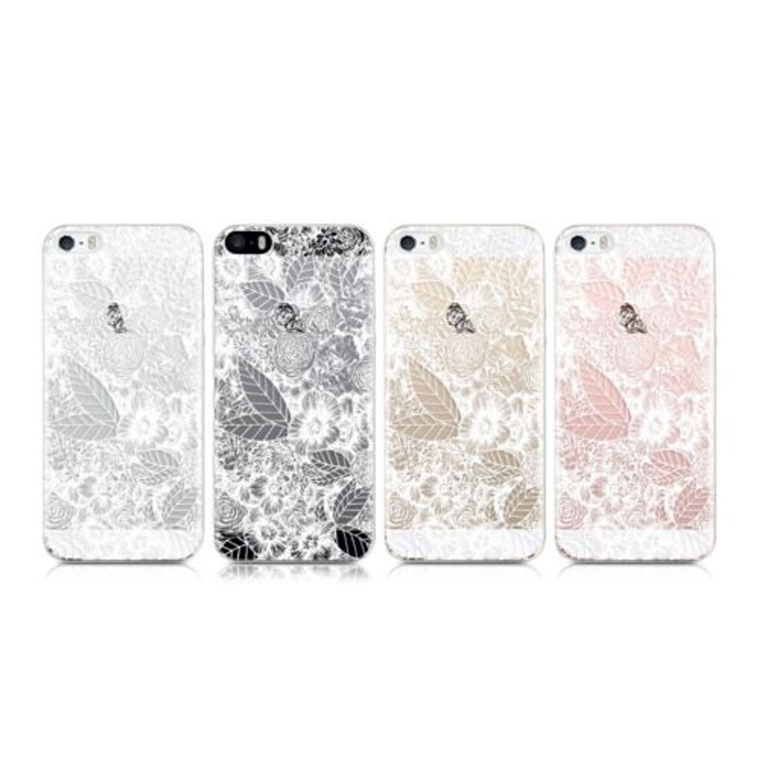 Husa pentru Apple iPhone 5/iPhone 5s/iPhone SE, Silicon, Alb, 38247.05 fotografia produsului View 10 L
