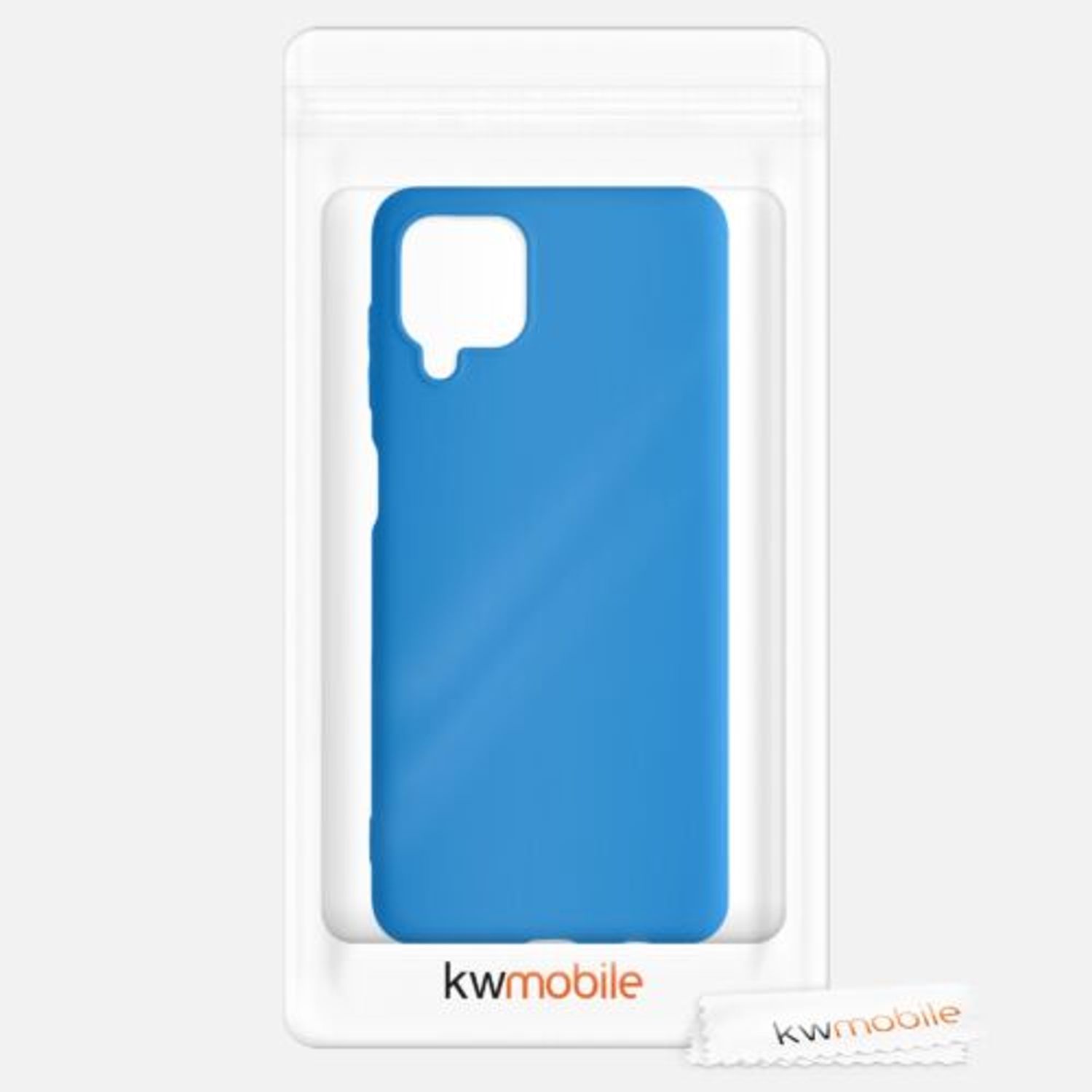 Husa pentru Samsung Galaxy A12, Silicon, Albastru, 54048.157 fotografia produsului View 8 L