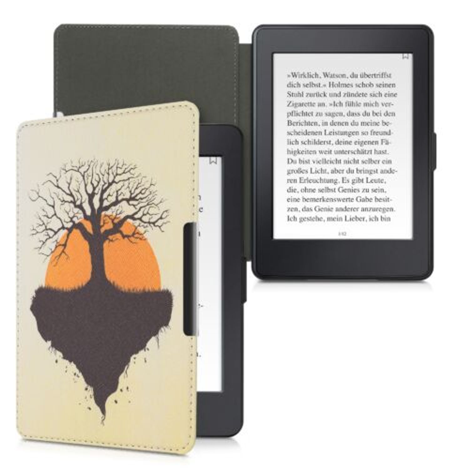 Husa pentru Kindle Paperwhite 7, Piele ecologica, Multicolor, Kwmobile, 25824.42 fotografia produsului View 4 L
