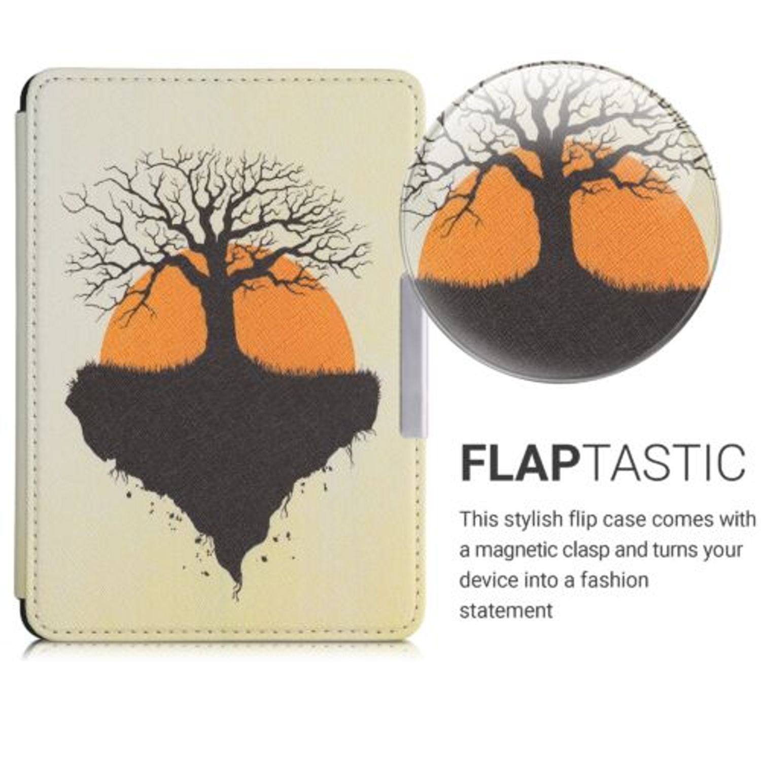 Husa pentru Kindle Paperwhite 7, Piele ecologica, Multicolor, Kwmobile, 25824.42 fotografia produsului View 5 L