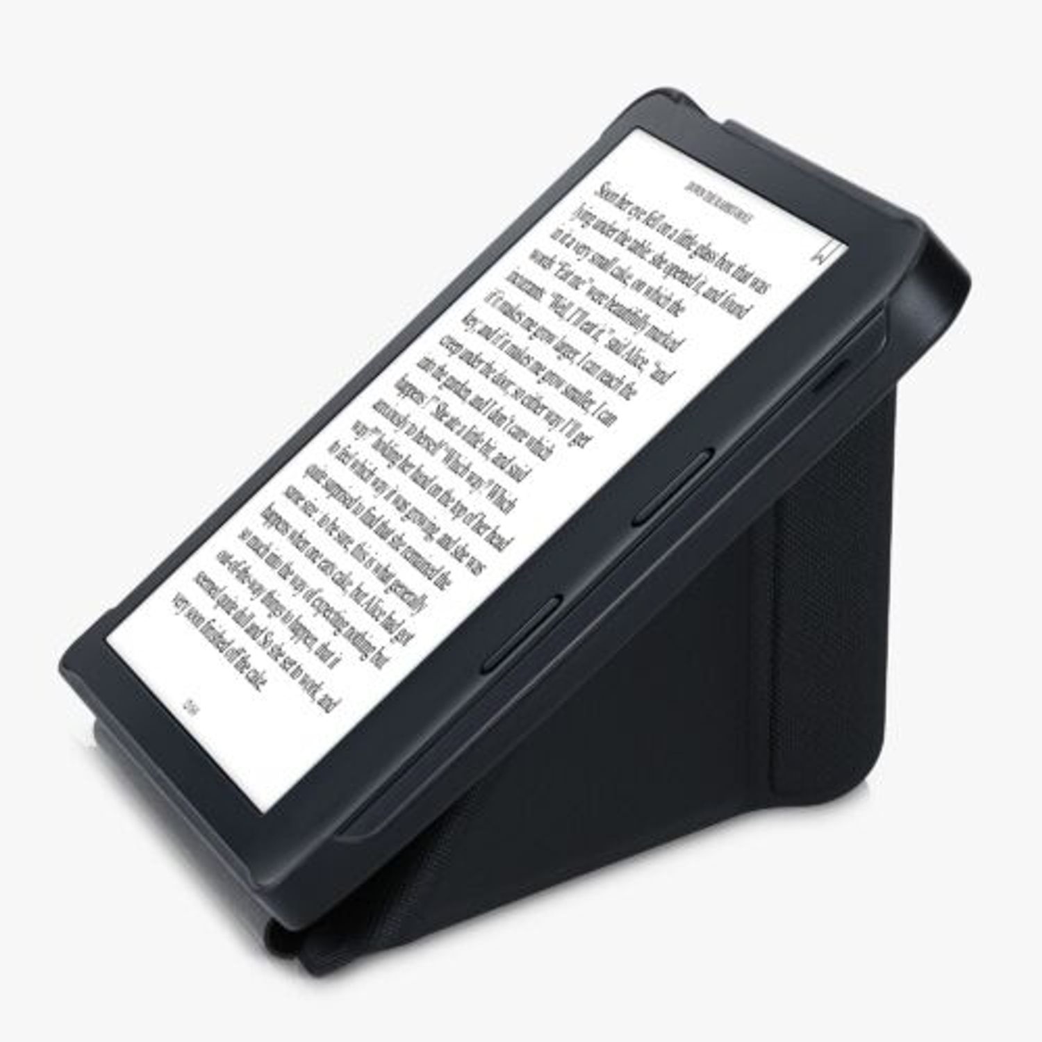 Husa pentru Kobo Libra 2, Piele ecologica, Negru, Kwmobile, 56576.01 fotografia produsului View 7 L