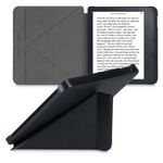 Husa pentru Kobo Libra 2, Piele ecologica, Negru, Kwmobile, 56576.01 fotografia produsului View 2 S
