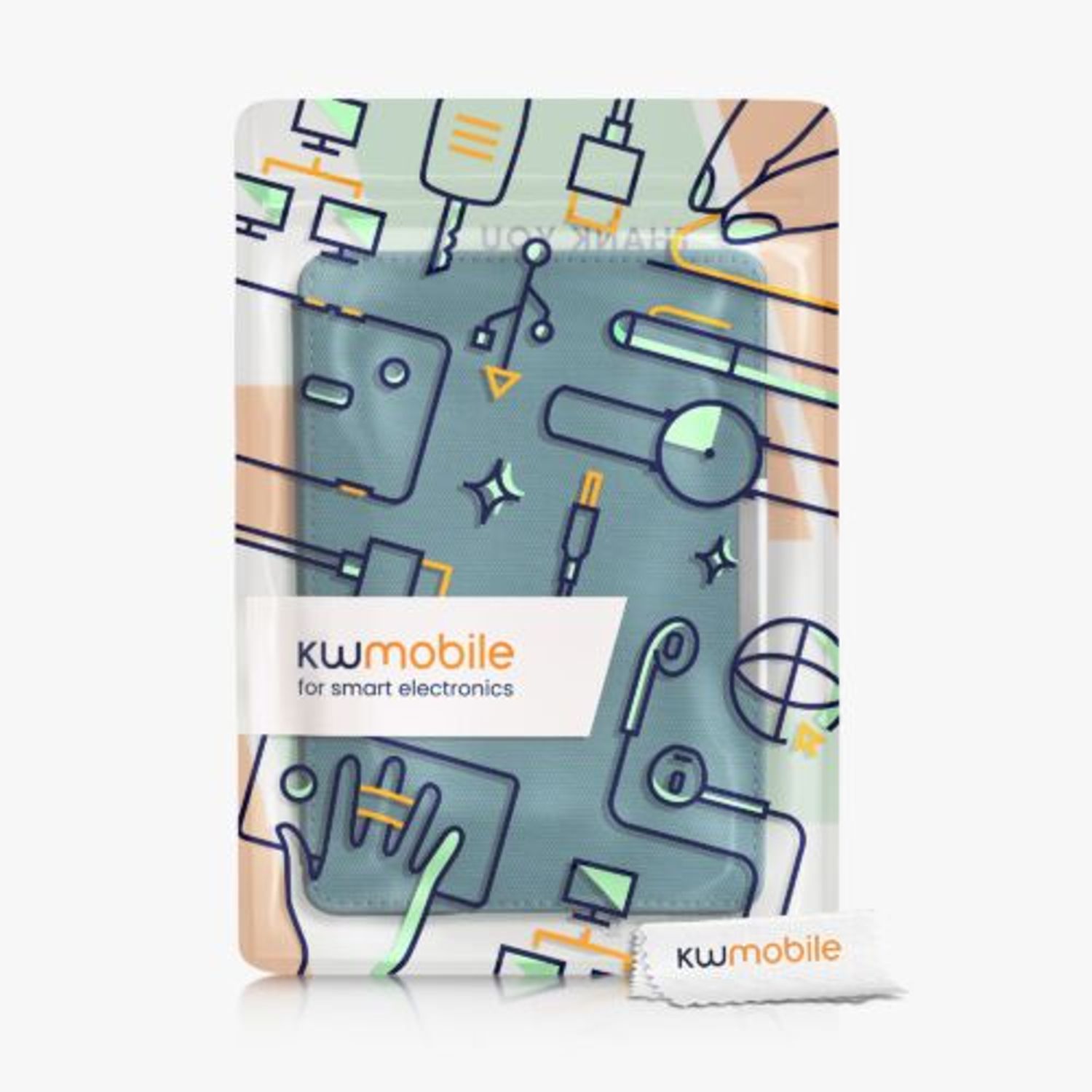 Husa pentru Amazon Paperwhite 7, Kwmobile, Verde, Nylon, 49487.78 fotografia produsului View 7 L