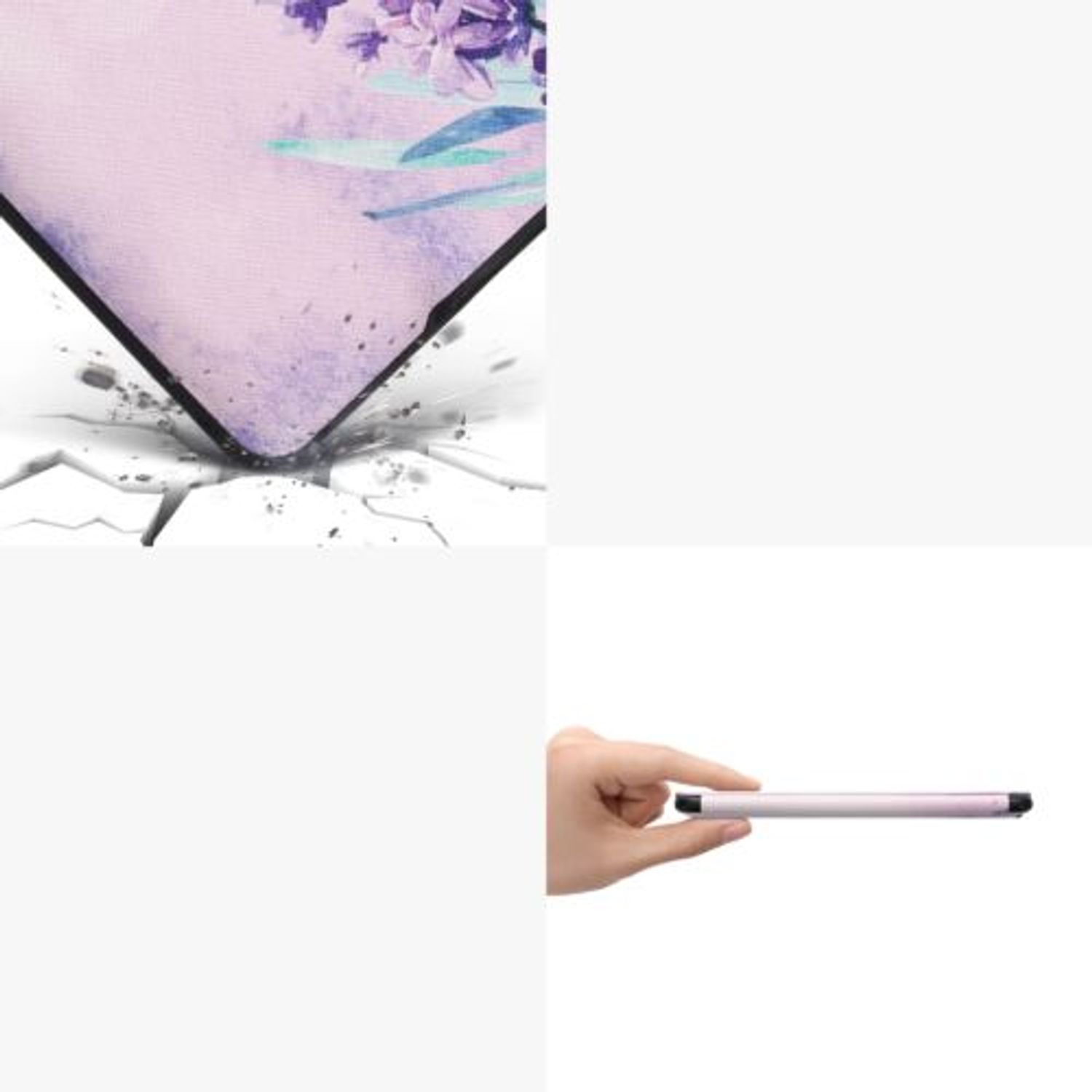 Husa pentru Amazon Paperwhite 7, Kwmobile, Multicolor, Piele ecologica, 45569.46 fotografia produsului View 10 L