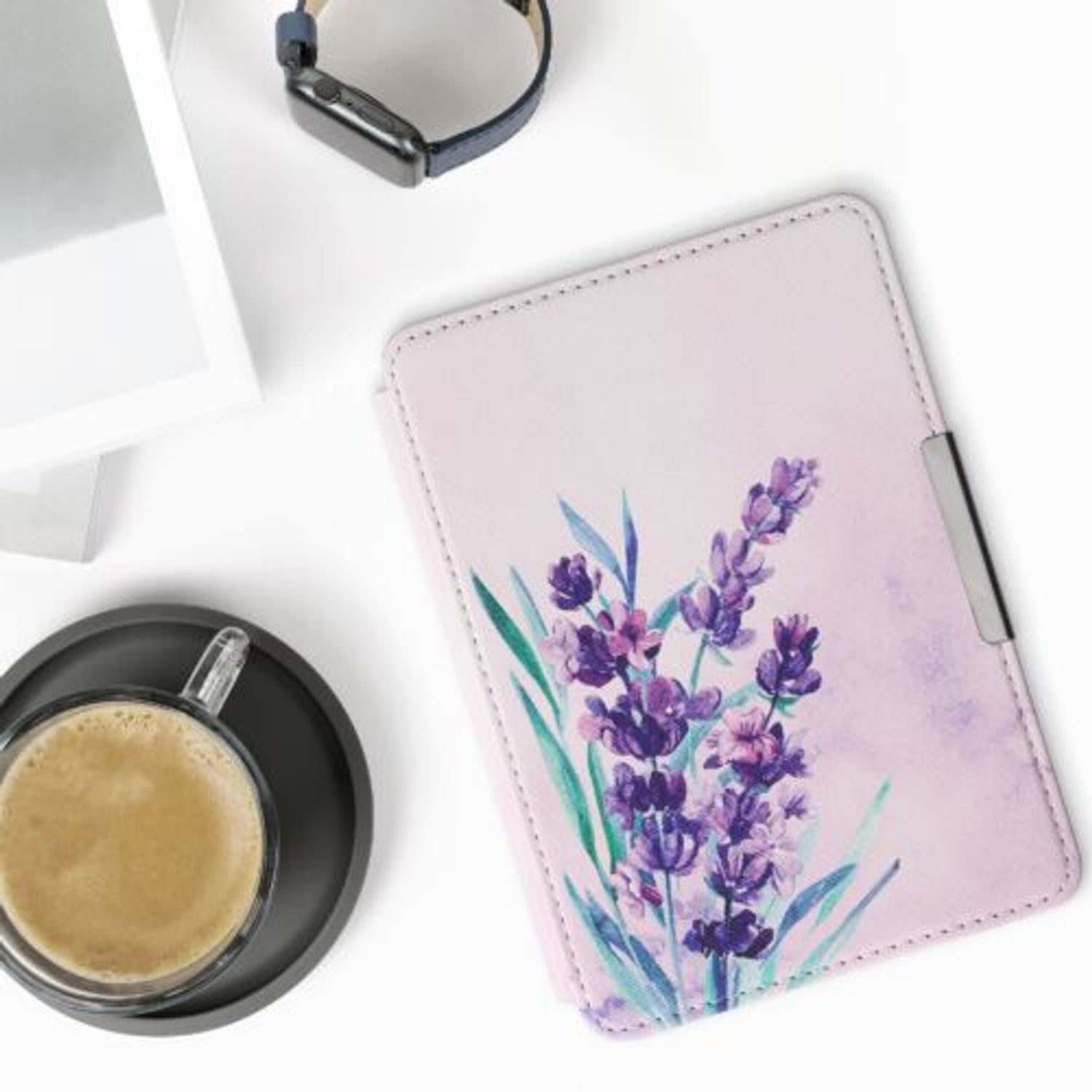 Husa pentru Amazon Paperwhite 7, Kwmobile, Multicolor, Piele ecologica, 45569.46 fotografia produsului View 3 L