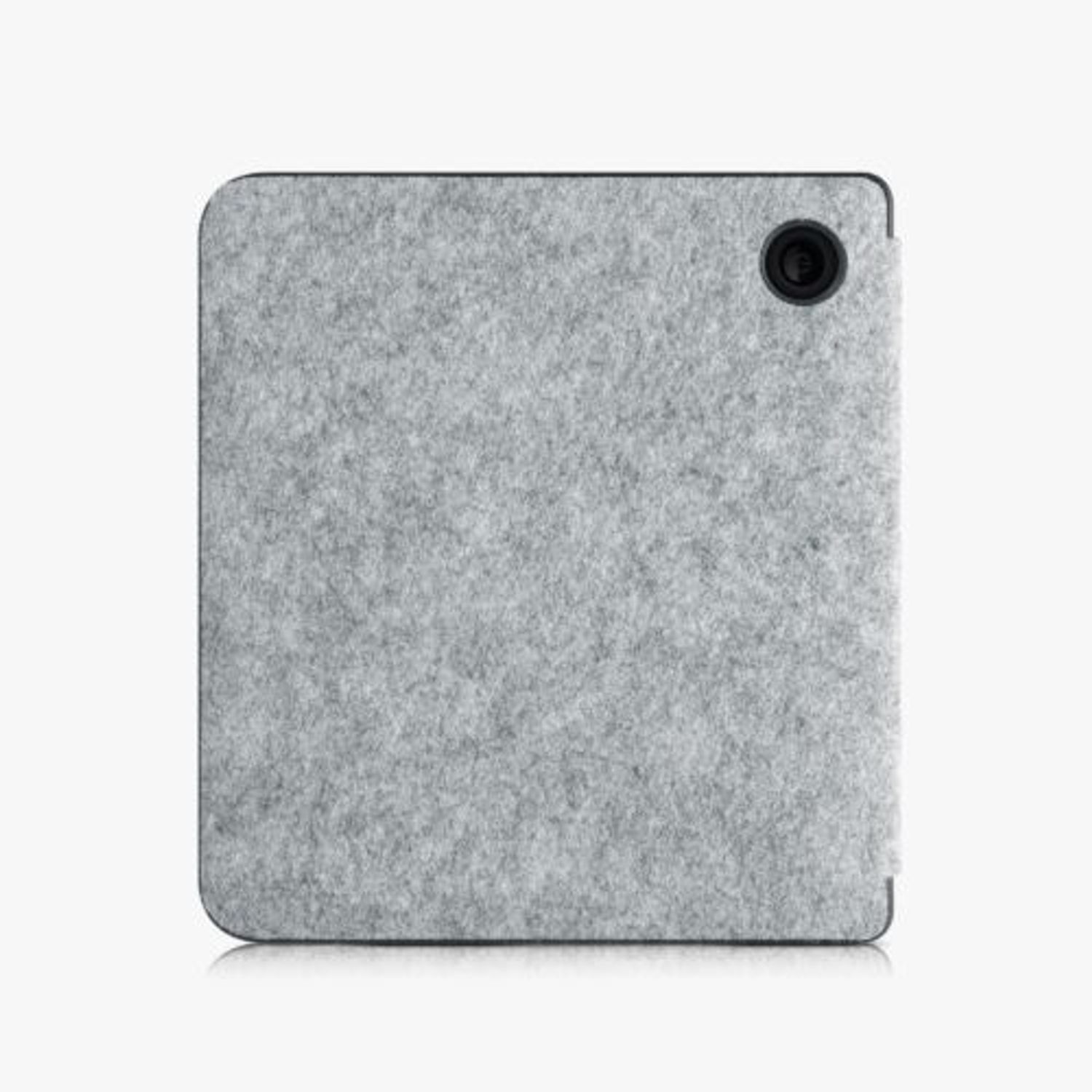 Husa pentru Kobo Libra 2, Kwmobile, Gri, Textil, 57171.25 fotografia produsului View 4 L