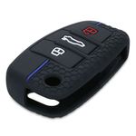 Husa Cheie Auto pentru Audi, 3 Butoane, Silicon, Negru, 53134.02 fotografia produsului View 2 S