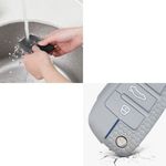 Husa Cheie Auto pentru Audi, 3 Butoane, Kwmobile, Silicon, Gri, 53134.08 fotografia produsului View 11 S