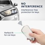 Husa Cheie Auto pentru VW 3 Butoane, Kwmobile, Alb, Aluminiu, 56379.02 fotografia produsului View 4 S