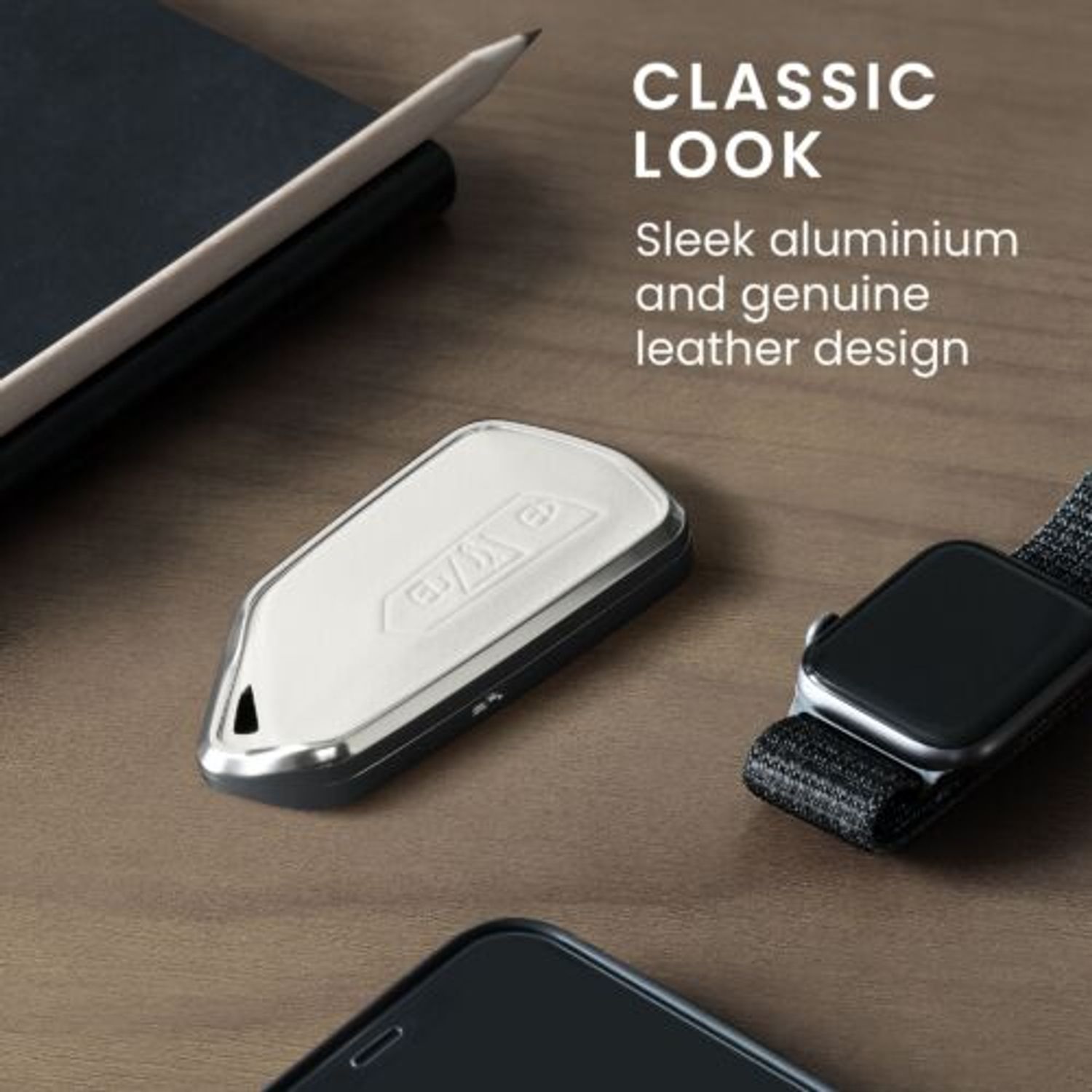 Husa Cheie Auto pentru VW 3 Butoane, Kwmobile, Alb, Aluminiu, 56379.02 fotografia produsului View 5 L