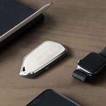 Husa Cheie Auto pentru VW 3 Butoane, Kwmobile, Alb, Aluminiu, 56379.02 fotografia produsului View 9 S