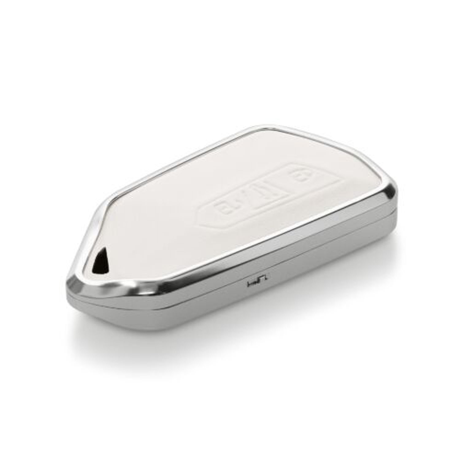 Husa Cheie Auto pentru VW 3 Butoane, Kwmobile, Alb, Aluminiu, 56379.02 fotografia produsului View 2 L