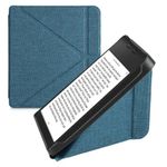 Husa pentru Kobo Libra 2, Kwmobile, Albastru, Textil, 56582.78 fotografia produsului