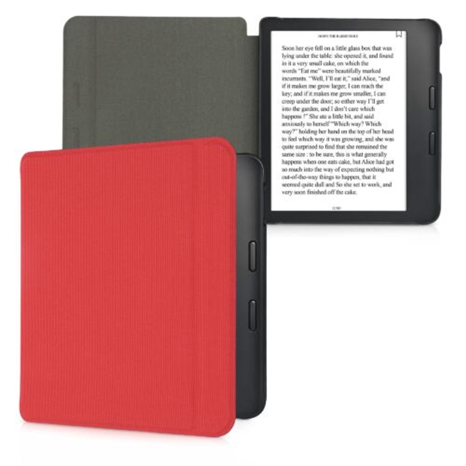 Husa pentru Kobo Libra 2, Kwmobile, Rosu, Nylon, 57199.09 fotografia produsului