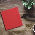 Husa pentru Kobo Libra 2, Kwmobile, Rosu, Nylon, 57199.09 fotografia produsului View 3 S