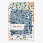 Husa pentru Kobo Libra 2, Kwmobile, Albastru, Textil, 56582.78 fotografia produsului View 9 S