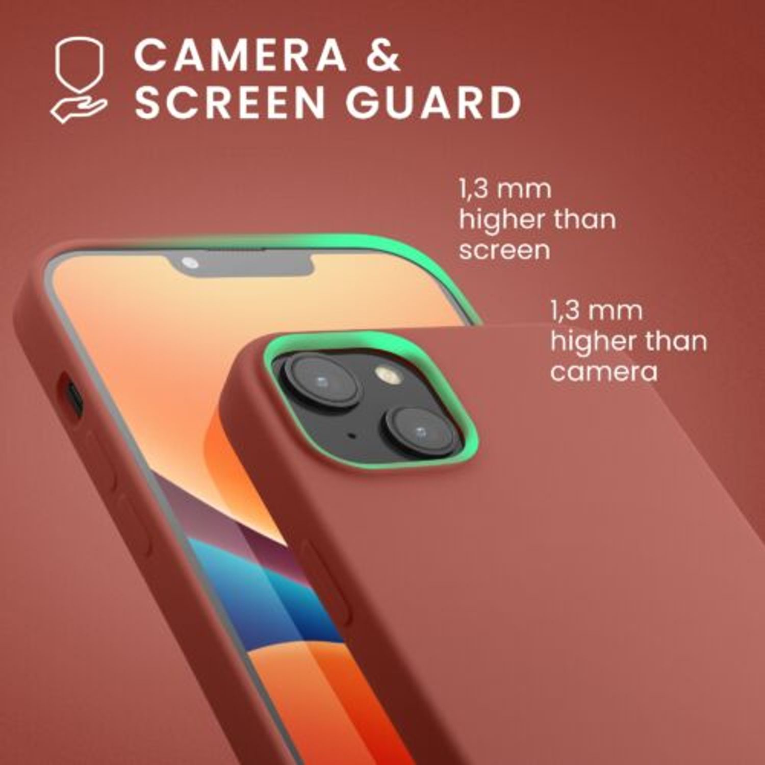 Husa Kwmobile pentru Apple iPhone 14 Plus, Silicon, Roz, 59072.193 fotografia produsului View 6 L